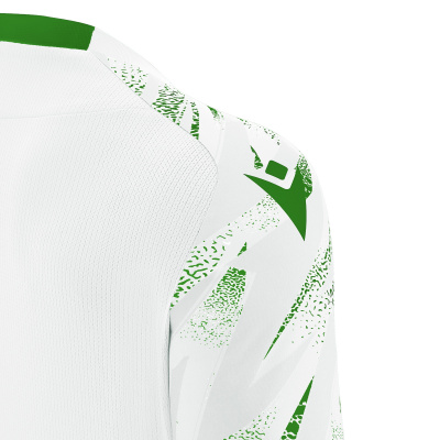 Футболка спортивная MACRON THEMIS ECO SHIRT WHITE/GREEN