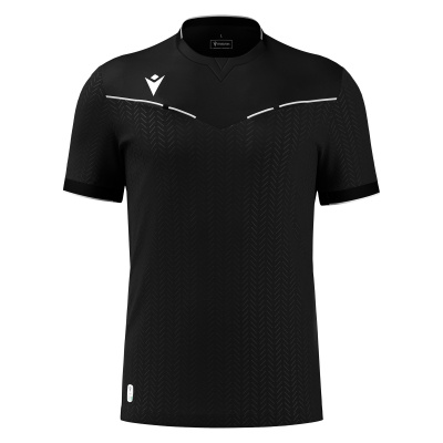 Футболка судейская проф. MACRON PONNET ECO SHIRT BLACK