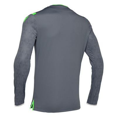 Футболка спортивная MACRON AQUARIUS SHIRT ANTHRACITE/NEON GREEN