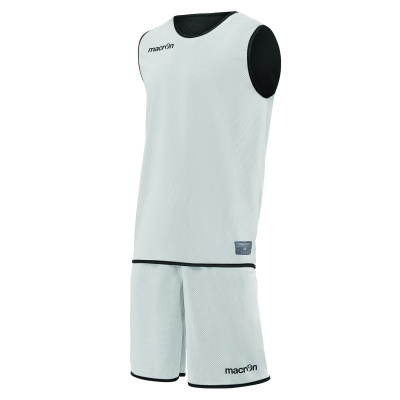 Комплект баскетбольный MACRON X400 SET REVERSIBLE BLACK/WHITE