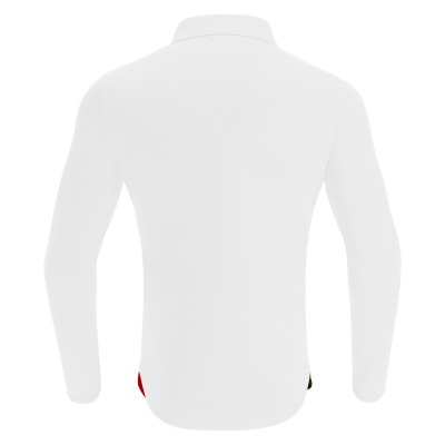 Футболка спортивная MACRON NUNKI SHIRT LS WHITE/BLACK/RED