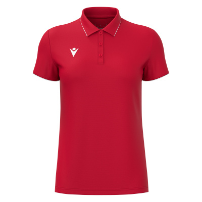 Поло спортивное женское MACRON MELODY POLO RED/WHITE