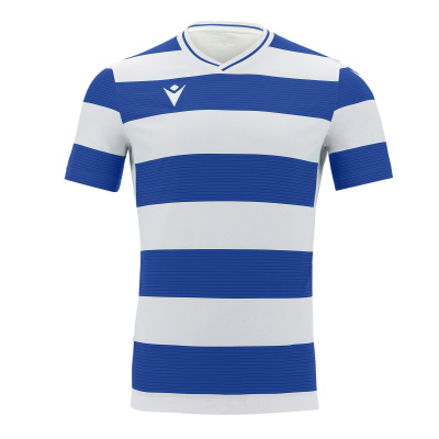 Футболка спортивная MACRON ALCYON ECO SHIRT WHITE/ROYAL BLUE
