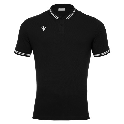 Поло парадное MACRON YUKAR POLO BLACK/WHITE