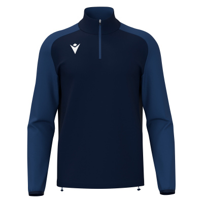 Толстовка тренировочная MACRON ISEN 1/4 ZIP TOP NAVY/LIGHT NAVY