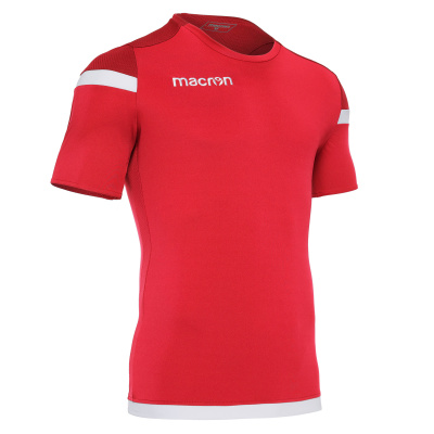 Футболка спортивная MACRON TITAN SHIRT RED/WHITE