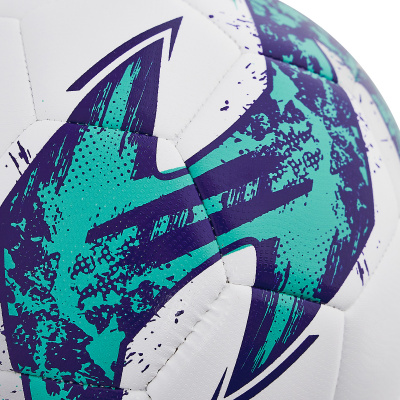Мяч футбольный тренировочный MACRON TAIGA XI SUPER LIGHT TRAINING BALL N.4 WHITE/TURQUOISE
