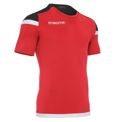 Футболка спортивная MACRON TITAN SHIRT RED/BLACK/WHITE