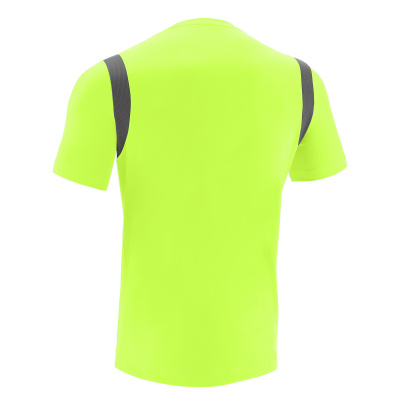 Футболка спортивная MACRON RODDERS SHIRT NEON YELLOW/ANTHRACITE