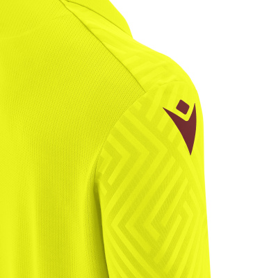 Футболка спортивная MACRON CHARON ECO SHIRT NEON YELLOW/CARDINAL/WHITE