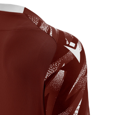 Футболка спортивная MACRON THEMIS ECO SHIRT CARDINAL/WHITE