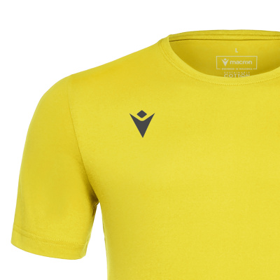 Футболка спортивная х/б MACRON BOOST ECO T-SHIRT YELLOW