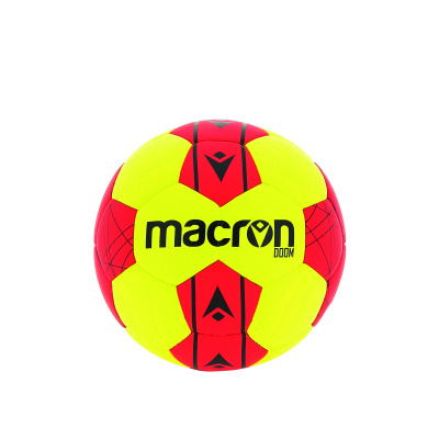 Мяч гандбольный MACRON DOOM HANDBALL BALL N.1 YELLOW/RED