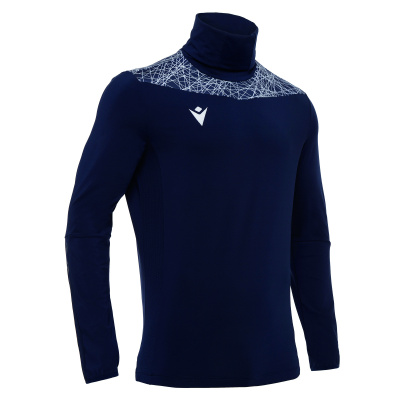 Толстовка тренировочная MACRON KOLYMA TURTLENECK TOP NAVY/WHITE