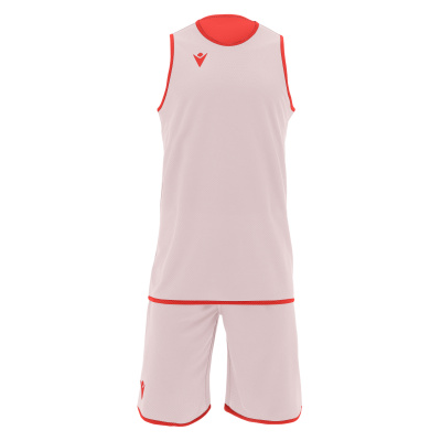 Комплект баскетбольный MACRON X500 SET REVERSIBLE RED/WHITE