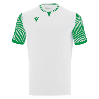 Футболка спортивная MACRON TUREIS ECO SHIRT WHITE/GREEN