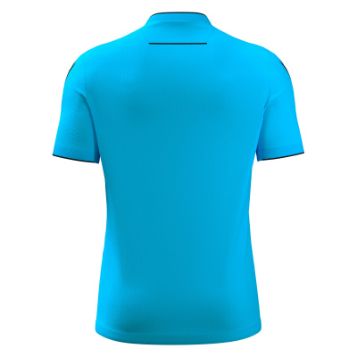 Футболка судейская проф. MACRON PONNET ECO SHIRT NEON SKY BLUE