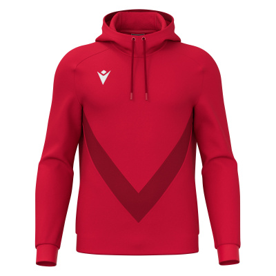 Худи спортивное MACRON FENDERS HOODED SWEATSHIRT RED/DARK RED