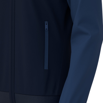 Олимпийка парадная женская MACRON RAMA FULL LENGTH ZIP TOP NAVY/LIGHT NAVY