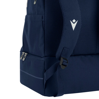 Рюкзак спортивный MACRON CREW BACKPACK W/SEMI RIGID BOTTOM M NAVY