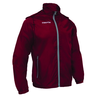 Ветровка спортивная MACRON PRAIA MESH LINED WINDBREAKER CARDINAL/GREY