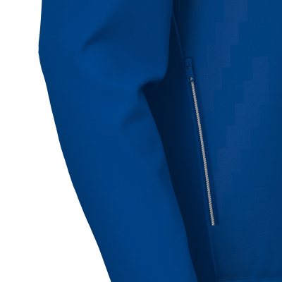 Олимпийка спортивная ODIN FULL LENGTH ZIP TOP ROYAL BLUE/WHITE