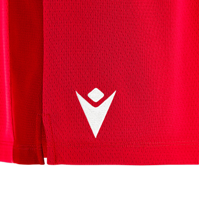 Шорты спортивные MACRON PLATINUM ECO WOMAN SHORT RED/WHITE