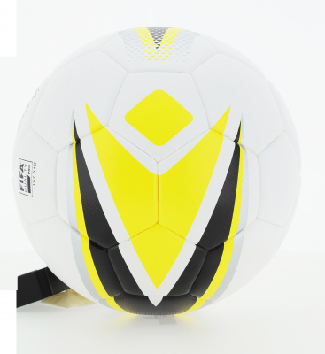 Мяч футбольный MACRON EARTHQUAKE XH FOOTBALL MATCH DAY BALL WHITE/YELLOW