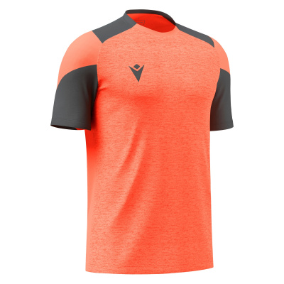 Футболка спортивная MACRON GOLEM SHIRT NEON CORAL/ANTHRACITE