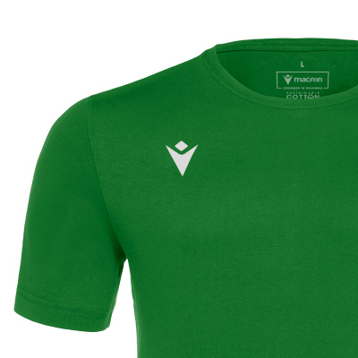Футболка спортивная х/б MACRON BOOST ECO T-SHIRT GREEN