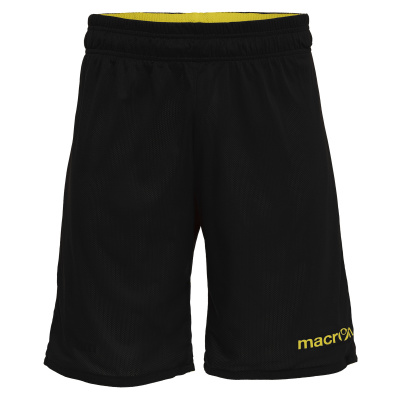 Шорты спортивные MACRON DENVER SHORT REVERSIBLE BLACK/YELLOW