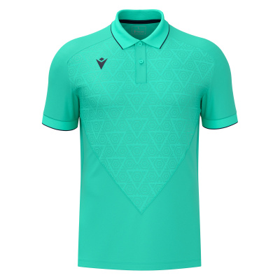 Поло парадное MACRON BALDWIN POLO TURQUOISE/NAVY