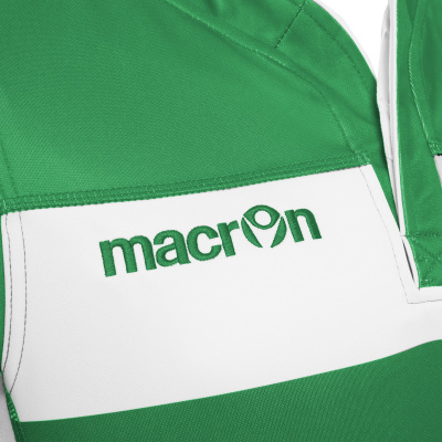 Регбийка игровая MACRON IDMON SHIRT GREEN/WHITE