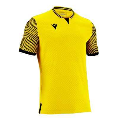 Футболка спортивная MACRON TUREIS ECO SHIRT YELLOW/BLACK