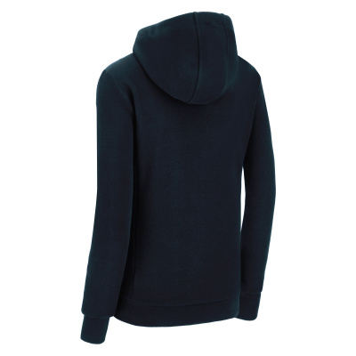 Олимпийка спортивная женская MACRON BASS ECO SUSTAINABLE COTTON FULL ZIP HOODED SWEATSHIRT NAVY/LIGHT NAVY