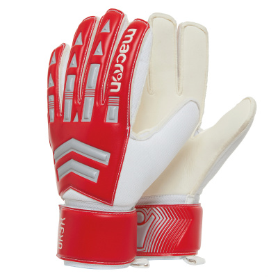 Перчатки футбольные MACRON ORYX XF SR RED/WHITE/SILVER