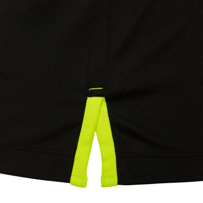 Футболка спортивная MACRON ARCTURUS SHIRT BLACK/NEON YELLOW