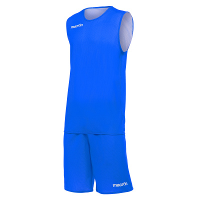 Комплект баскетбольный MACRON X400 SET REVERSIBLE ROYAL BLUE/WHITE