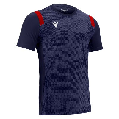 Футболка спортивная MACRON RODDERS SHIRT NAVY/RED