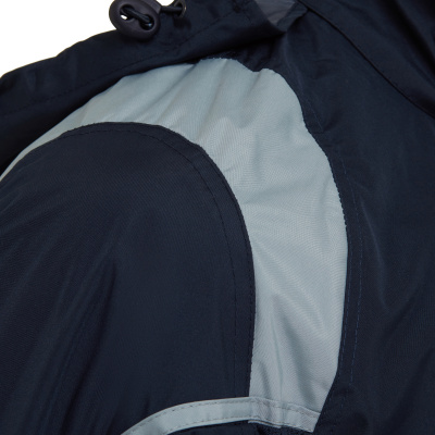 Куртка тренировочная MACRON CORAL 1/4 ZIP FLEECE INTERNAL SHOWERJACKET NAVY/GREY