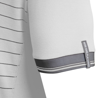 Поло парадное MACRON JUNGLE POLO WHITE/ANTHRACITE
