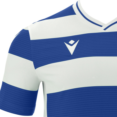 Футболка спортивная MACRON ALCYON ECO SHIRT WHITE/ROYAL BLUE