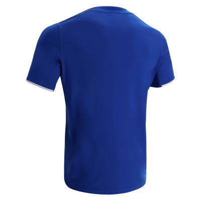 Футболка спортивная MACRON RHODIUM ECO SHIRT ROYAL BLUE/DARK ROYAL BLUE/WHITE