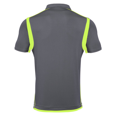 Футболка спортивная MACRON TABIT SHIRT ANTHRACITE/NEON YELLOW