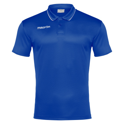 Поло парадное MACRON DRACO POLO ROYAL BLUE/WHITE