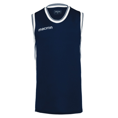 Майка спортивная MACRON ETHANE MAN VEST BICOLOR NAVY/WHITE