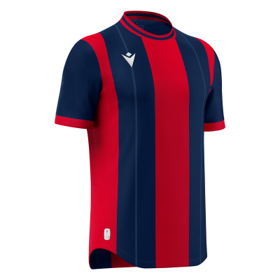 Футболка спортивная MACRON PROPUS ECO SHIRT NAVY/RED