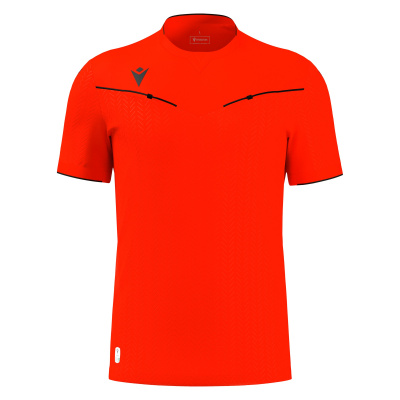 Футболка судейская проф. MACRON PONNET ECO SHIRT NEON RED