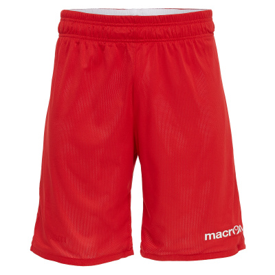 Шорты спортивные MACRON DENVER SHORT REVERSIBLE RED/WHITE
