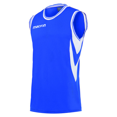 Майка спортивная MACRON ETHANE MAN VEST BICOLOR ROYAL BLUE/WHITE
